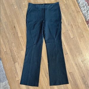 White House Black Market Slim Pin Striped Pant